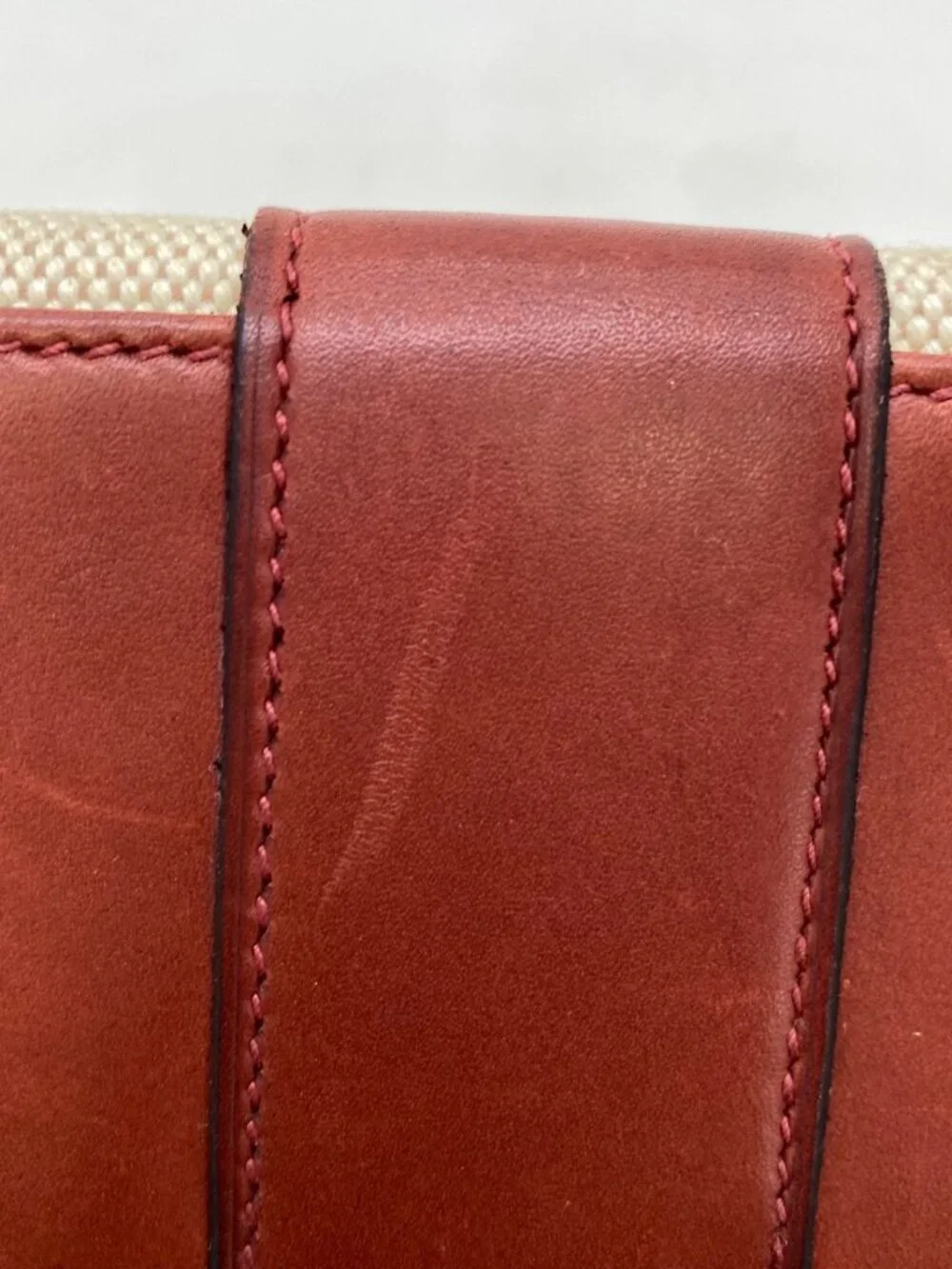 Hermes Handbag Fourre Tout PM Half Leather Tote Travel Business - Picture 9 of 12